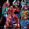 Lucky 13 Multi-Jointed Justice Shield Mecha Toy Assembly Model Figure