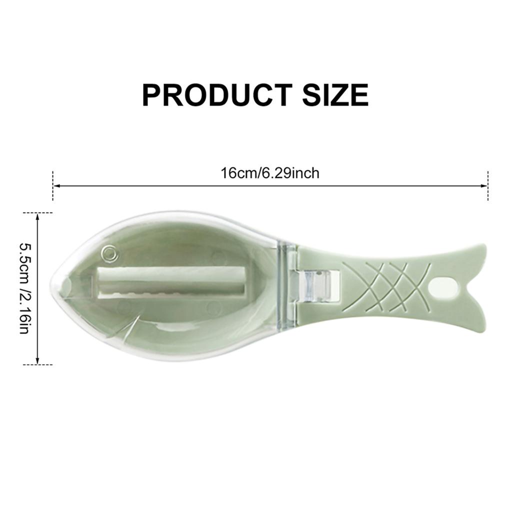 1Pcs Fish Skin Brush Scraping Fishing Scale Brush Graters Fast Remove Fish knife Cleaning Peeler Scaler Scraper with Box