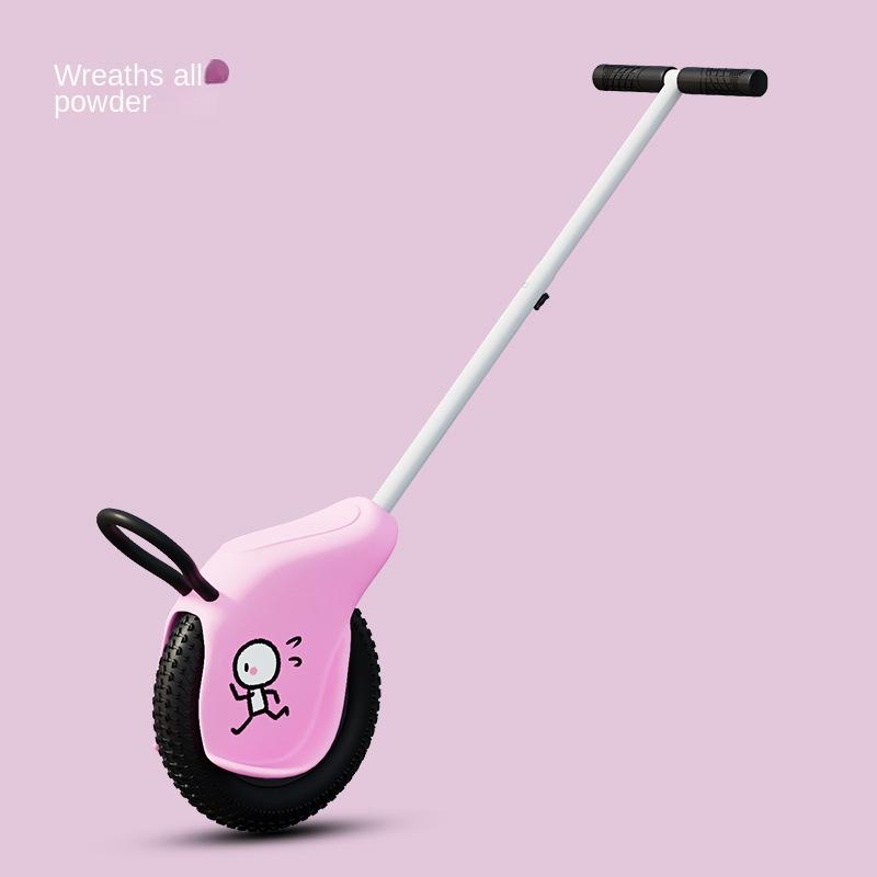 Kids Paternity Outdoor Hillside Beach Unicycle for Mountain Children's Hand Propelled Unicycle with 1Wheel for Ages 5 To 7 Years