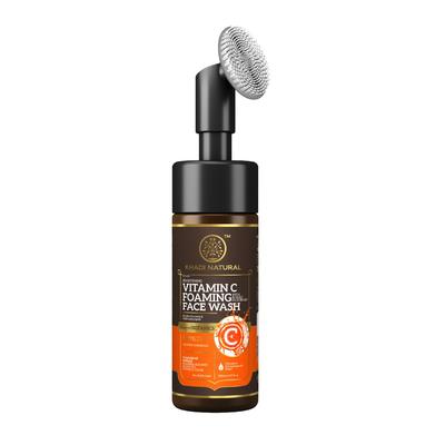 Vitamin C Foaming Face Wash With Built In Brush For Glowing Skin All Skin Types Deep Pore Care 150 Ml