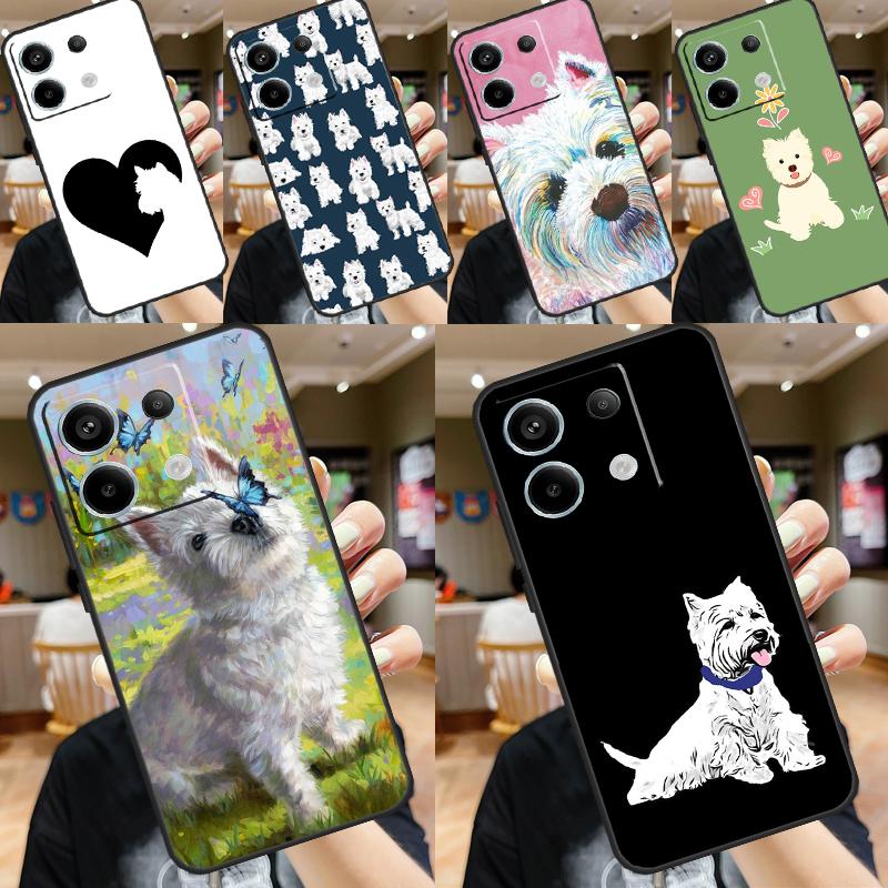 West Highland Terrier Westie Cover For Xiaomi Redmi Note 13 Pro 12 11 9 10 Pro 9S 10S 11S 12S Redmi 12 10C 12C 13C Case