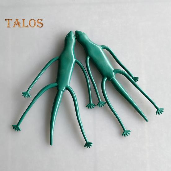 5 Pcs Frog Plant Stand Lizard-shaped Plant Fixture Clip Plant Stem Hugger Climbing Plants Support Structure for Small Potted Plants Succulents