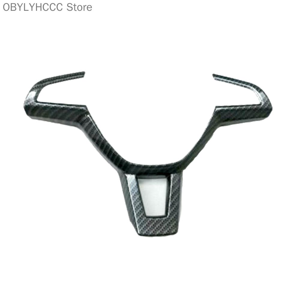 Car Steering Wheel Decoration Cover Frame Panel Trim for Skoda Kodiaq Octavia A7 Rapid Yeti Superb Kamiq FABIA