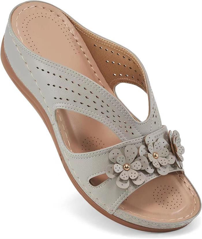 Summer Beach Shoes Womens Comfort Sandals Casual Walking Non Slip Shoes Dress Ankle Slipper Bohemian Flats Zapatos Mujer