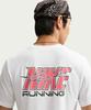 Nike Dri-Fit Running T-Shirt M - White:Fusion Red:Black / Im5320-100