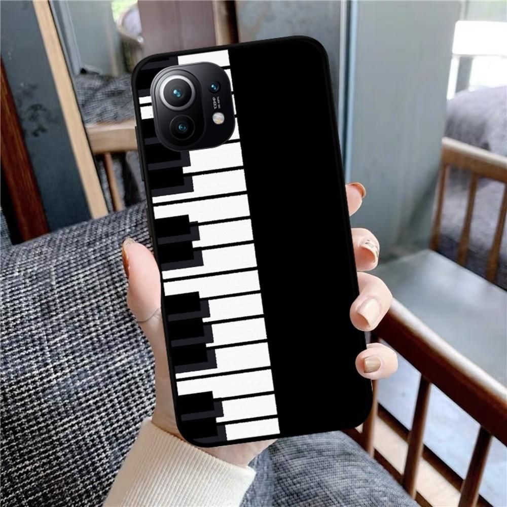 

Piano Keys Musical Phone Case For Samsung S 20 21 22 23 Plus Ultra For Redmi Note 8 9 10 11 For Huawei Y 5 6 9 Redmi Note 8