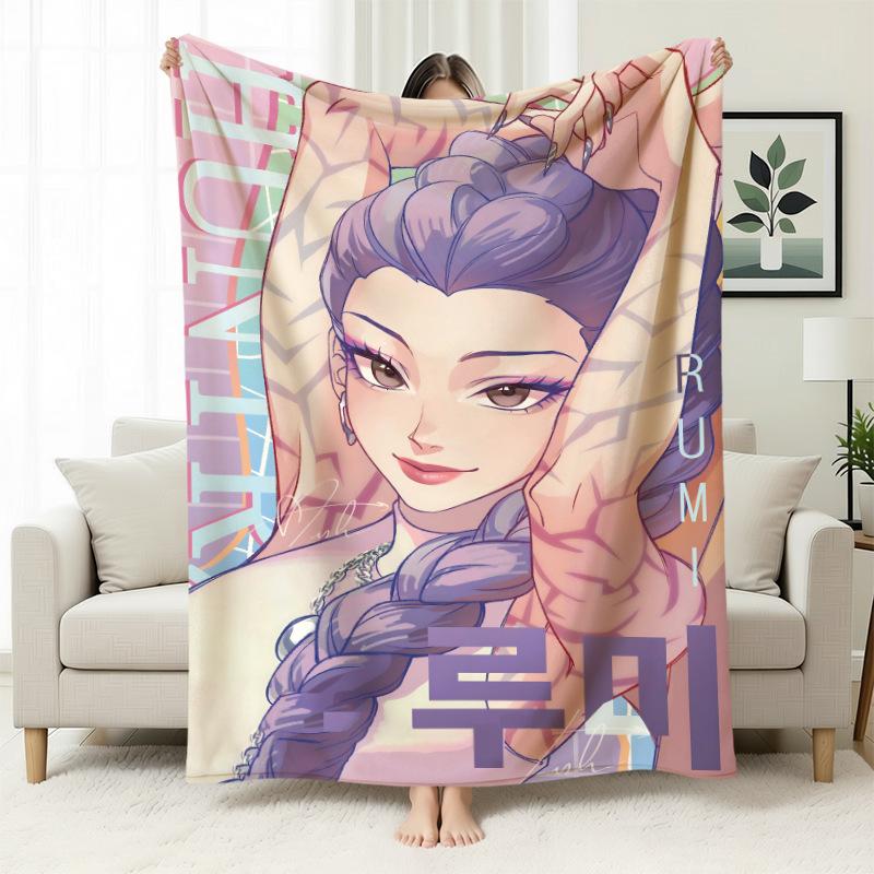 Kpop Witchers Witchers Peripheral Blankets Blankets Flannel Nap Blankets Blankets Printed Office Sofa Blankets