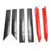 Car Side Skirt Carbon Fiber Pattern 105cm Stylish Universal Side Skirts Extension Splitter Lip