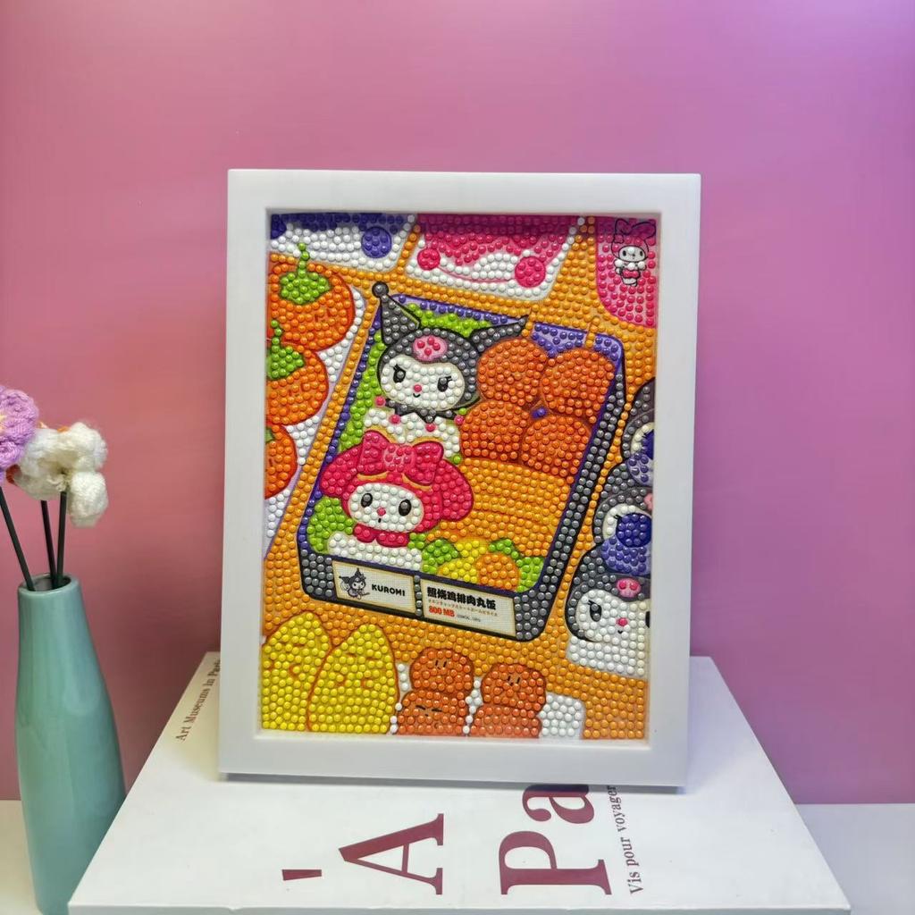 17 * 22Cm Cartoon Diamond Painting Children'S Puzzle Handmade Diy Year Of The Horse Living Room Sticker Decorative Painting