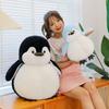 Adorable Black And Gray Soft Penguin Plush Toy Perfect For Kids Birthday Gifts