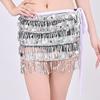 Belly Dance Hip Scarf With Detachable Fringe Skirt Adjustable Waist Chain For Performances And Practice