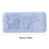 Silicone Drip Glue Molds Cute Animal Shape Silicone Mold  Crafts Moulds Easy to Clean Jewelry Hand-Making Accessories