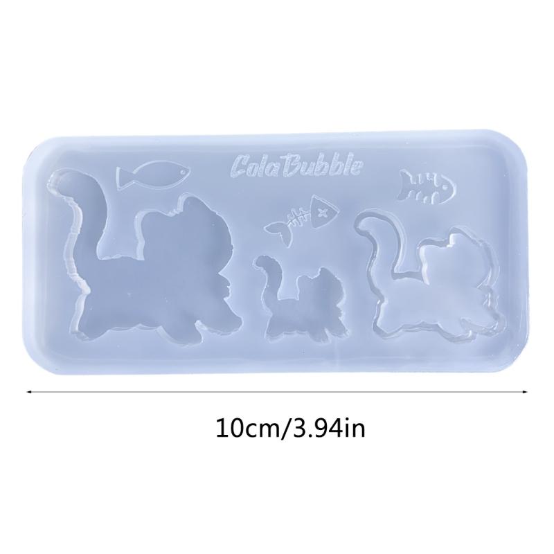 Silicone Drip Glue Molds Cute Animal Shape Silicone Mold  Crafts Moulds Easy to Clean Jewelry Hand-Making Accessories