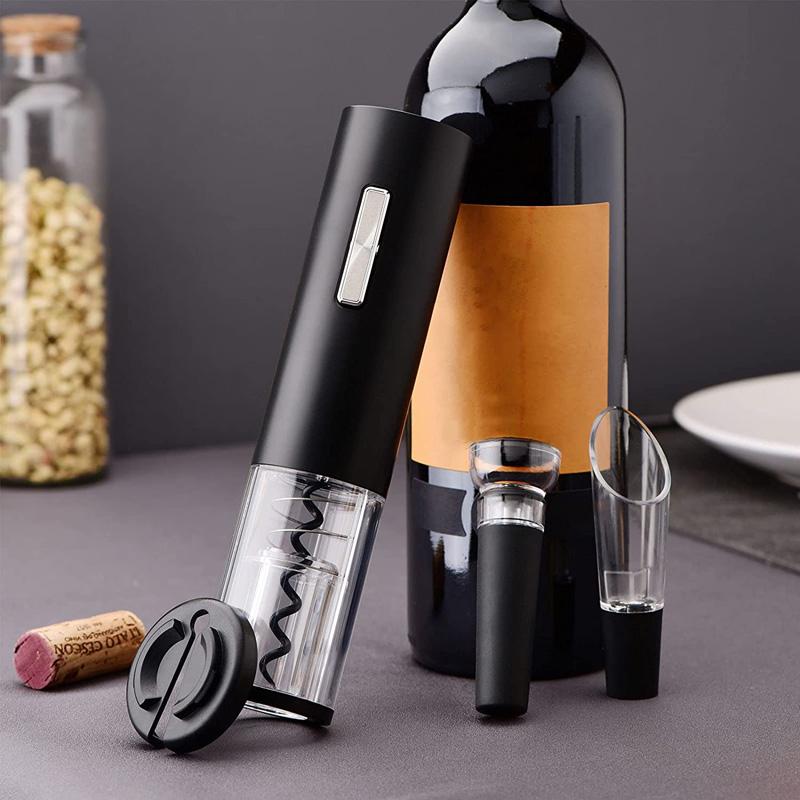 Elektrisches Weinöffner-Set Wiederaufladbares Weinflaschen-Korkenzieher-Entferner-Kit