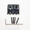 High quality 4-string bass bridge without head, copper string holder