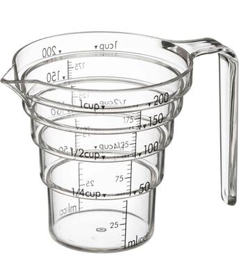 Yamazaki Layer Measuring 2546 Cup, 200ml, Clear,