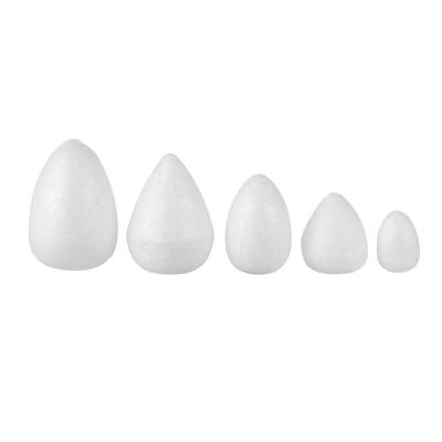 Kitchen Accessories Wedding Decor Oval Tools DIY Painting Foam Flower Drop Shape White Craft Balls