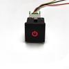 1Pc Car Red LED DRL Light Bar Radar Power On Off Front Camera Music Switch Button For VW Golf 6 Golf V Jetta MK5 Caddy Scirocco Switches4