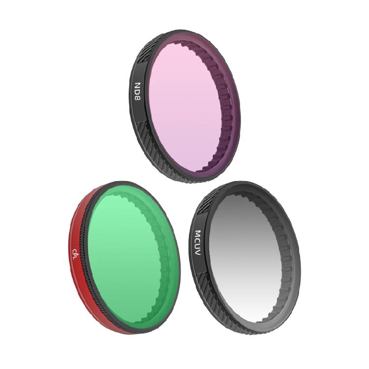 Professional Lens Filter Kit for Action 5Pro/4/3, Includes MCUV ND8 ND16 ND32 ND64 CPL PL Camera Filters