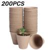 Biodegradable Seed Starter Pots Pulp Paper Transplanters Peat Flower Plant Seedlings Germination Tray Garden Eco Friendly