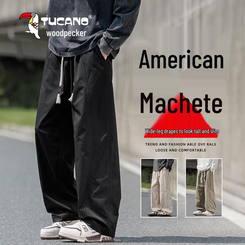 

TUCANO Men s Autumn/Winter Loose Straight-Leg Casual Pants XL