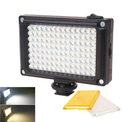 Color : Yellow SLR Camera Professional Photography Light Portable Photography Light Fill Light Adjustable LED Light