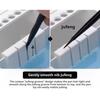 2 in 1 Modeling Brush Holders and Cleaner with Double Compartments Absorbent Pad for DIY and Hobbies Painting Enthusiasts