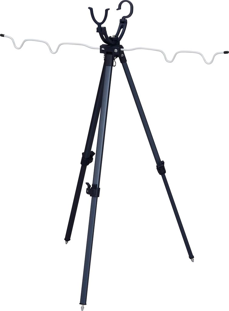 PROX PX769375D Fishing Tripod, 2-Way Rod Holder, 2-Tier, 75cm