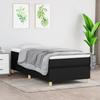 Vidaxl Bed Frame Without Mattress, Black, 100X200 Cm, Upholstered
