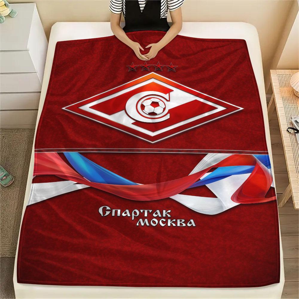 1PC Spartak Moscow Rush Blanket, High Quality Comfortable for All Seasons, Home Decor, Warmth and Comfort