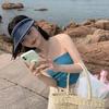 Evening sun hat women's summer sun protection hat UV protection empty top hat sun hat
