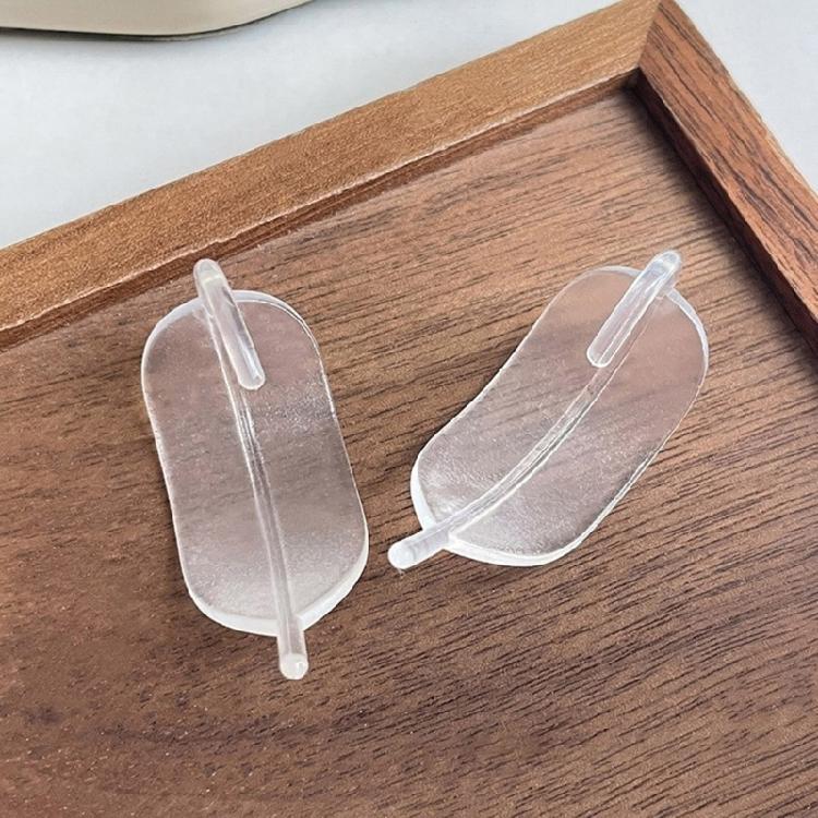 Fashion Style Ear Cuff Clear Not Piercing Earrings Acrylic Ear Clip Flexible Earwear Suitable for Fashion Lovers Present