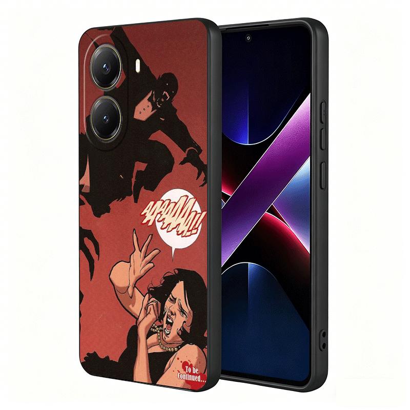 Gothic Vampire Scarlet Art Soft Phone Case for Xiaomi Poco X5 X6 X7 X8 Pro Max X3 F7 F8 Ultra M8 M7 M6 M5 Redmi 15 15C 14C 13C 1