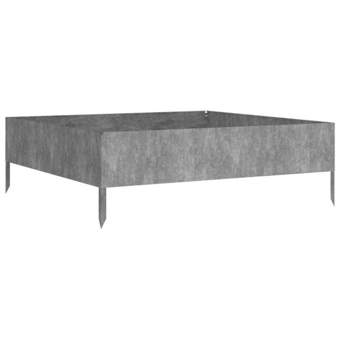 VidaXL Lit Surélevé de Jardin, Bac à Fleurs, Pot de Plantes, Boîte à Fleurs, Jardinière de Patio Terrasse Balcon Extérieur, 824515