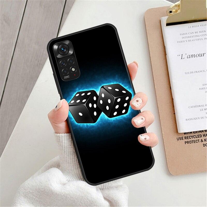 Arte dei Dadi Per Custodia Redmi Note 11 Pro Per Redmi Note 8 9 10 Pro 11S 10S 9S 8T 9A 10A 10C Custodia per Telefono