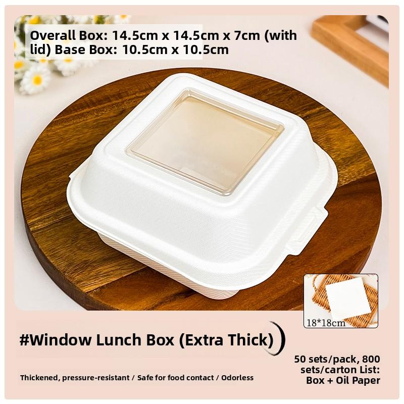 Transparent Tiramisu Packaging Box Cake Dishes Mousse Cutting Sweet Dessert Baking Western Pastries Separation Packing Box
