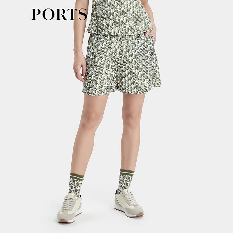 PORTS Women's Logo Print Athletic Shorts