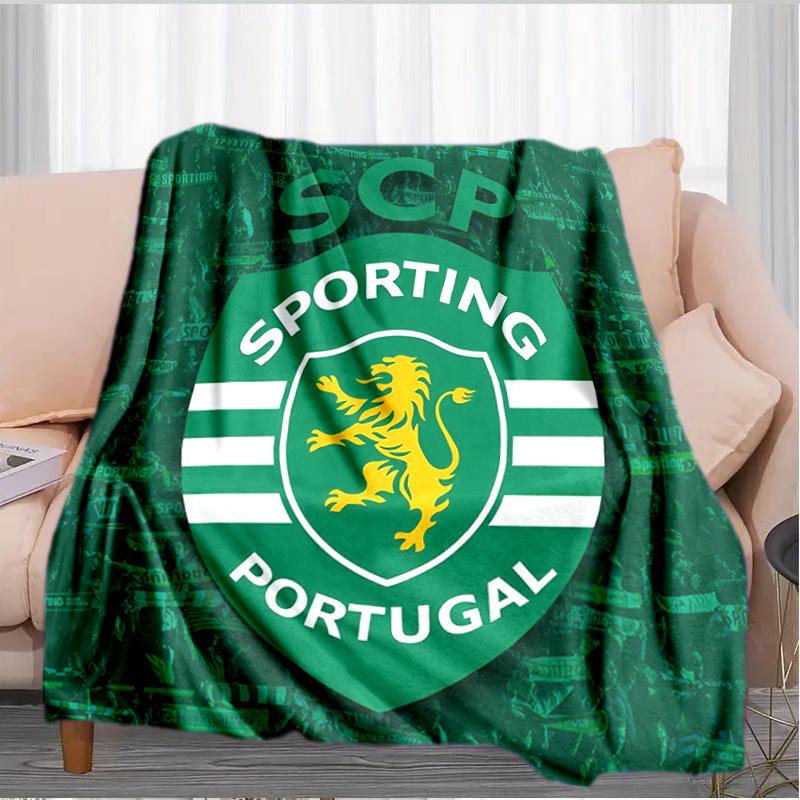 Ruge Leao Sporting Portugal's Pride Blanket Suitable for Sofas, Beds, Offices, And Camping - Perfect Gift for Halloween Christmas