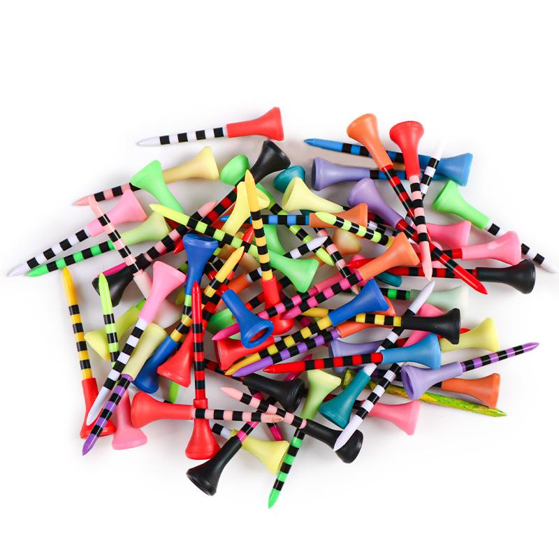 

Golf Nails Tee Plastic Ball Seat 70/83mm Soft Rubber Head Cover Serve Balls Seat Ball Holder Golf Tees Plastic 70mm,30pcs