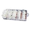 50pcs Strong Pull Lure Baits Fishing Hook with Feather Size 10 8 6 4 2 Feathered Treble Hook Barbed Hook for Crankbait