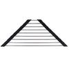 Triangle Roll-Up Dish Drying Rack Foldable Stainless Steel Over Sink Organizer Space Saving Kitchen Sink Corner Drainer Storage Shelf Holder