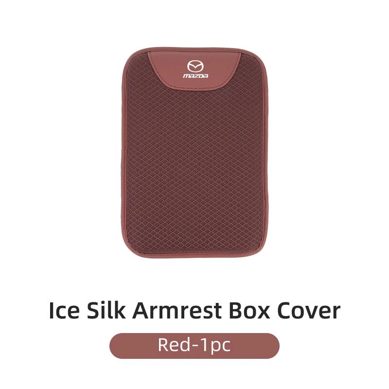 

2025 Hot Car Armrest Cover Pad Ice Silk Center Console Arm Rest Protective Cushion For Mazda 6 3 CX5 5 2 323 CX7 Demio Atenza CX