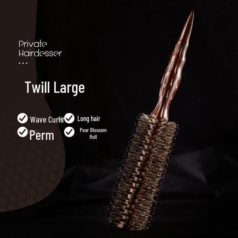 LIEI Professional Boar Bristle Round Barrel Hair Styling Comb