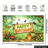 2D Bug Insect Happy Birthday Backdrop for Kids Party Photoshoot