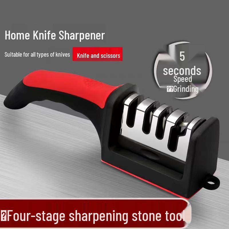 3-in-1 Multifunctional Knife Sharpening Whetstone: Fine Grind, Household & Commercial Use