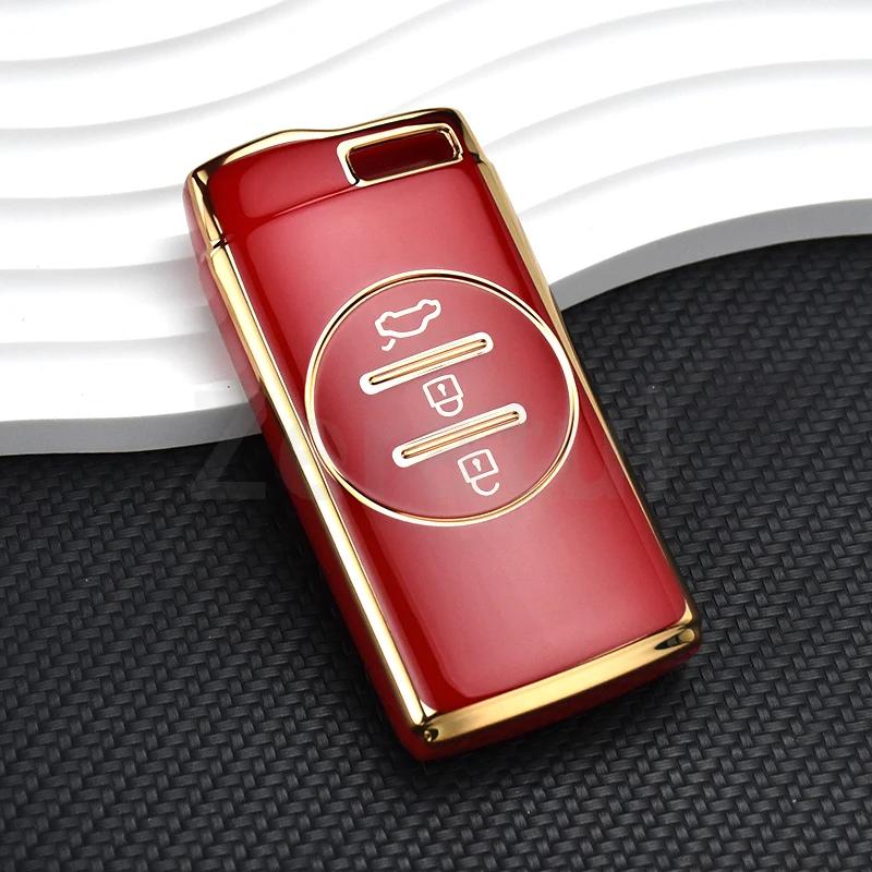 TPU Car Key Case Cover For Chery Tiggo 7 Pro 8 Pro Exeed Tiggo 2 3x Arrizo 5 Pro Gx 5x EQ7 Auto Shell Fob Holder Accessories