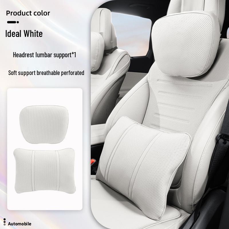 Luxurious Breathable Neck and Lumbar Seat Cushion Set for Maybach