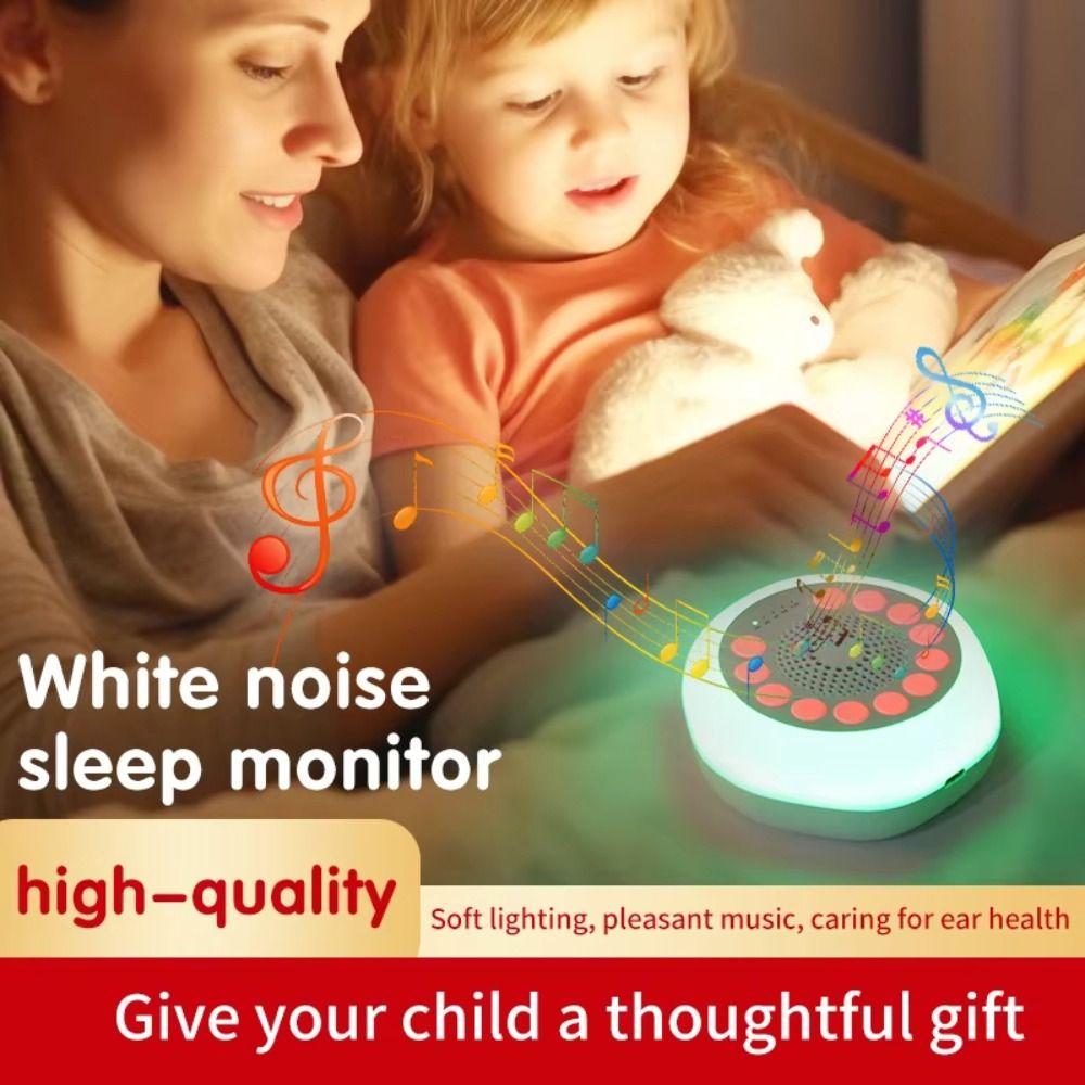 Rechargeable White Noise Machine Portable Sleep Sound Box Sleeping Aid Device Adult Sleep