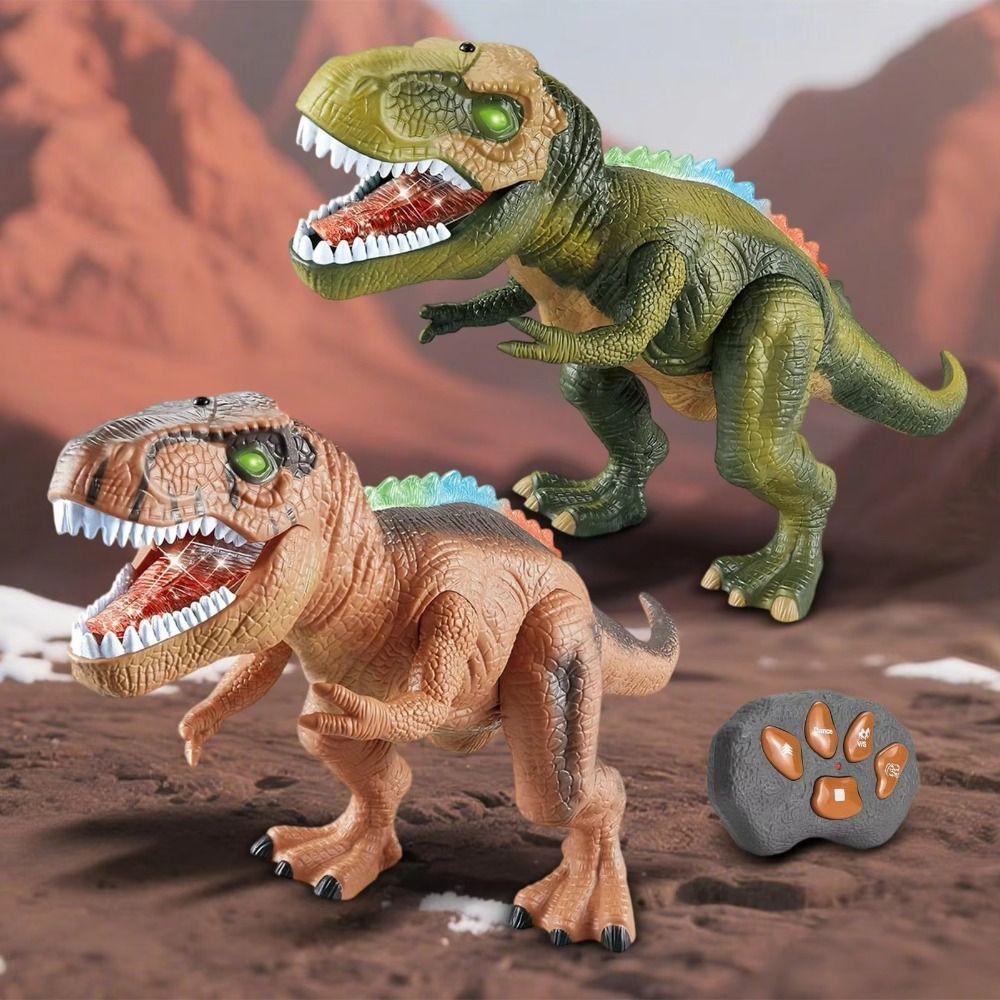 Models RC Dinosaur Car Toys Plastic Simulation T-Rex Toys  Kids Toddlers Children