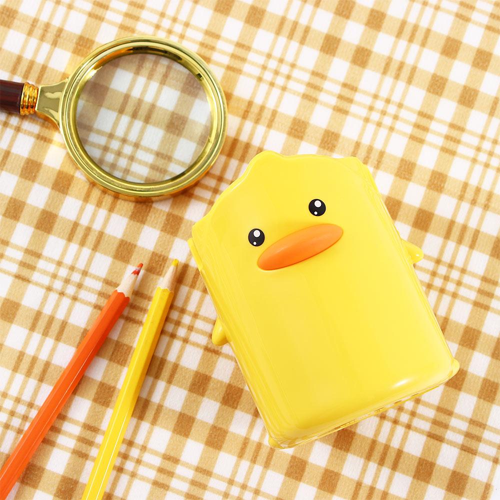 School Accessories Student Stationery Pencil Case Desktop Storage Box Yellow Duck Pen Holder